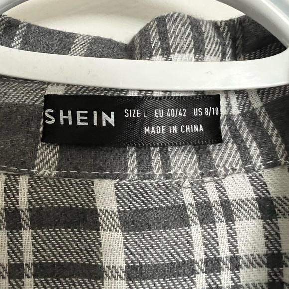 Shein Flannel Shirt - Picture 3 of 3